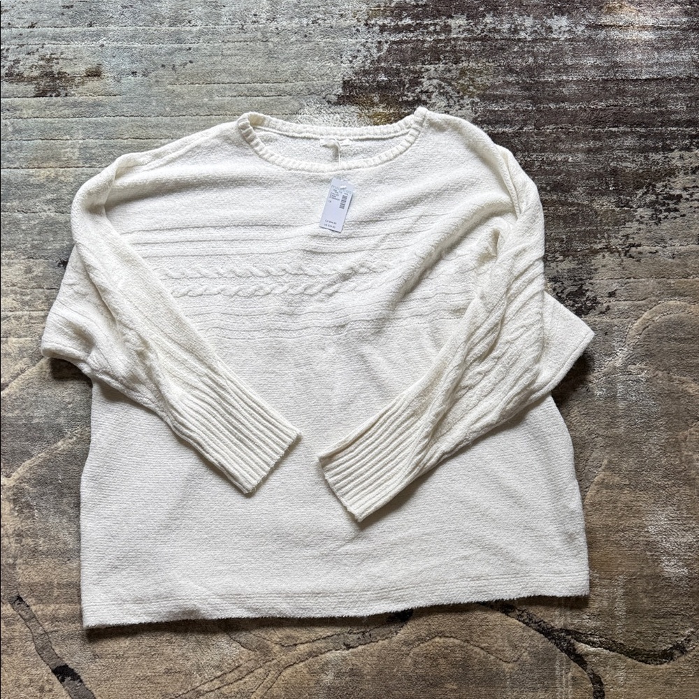 Maurices Elegant Cream Knit Sweater